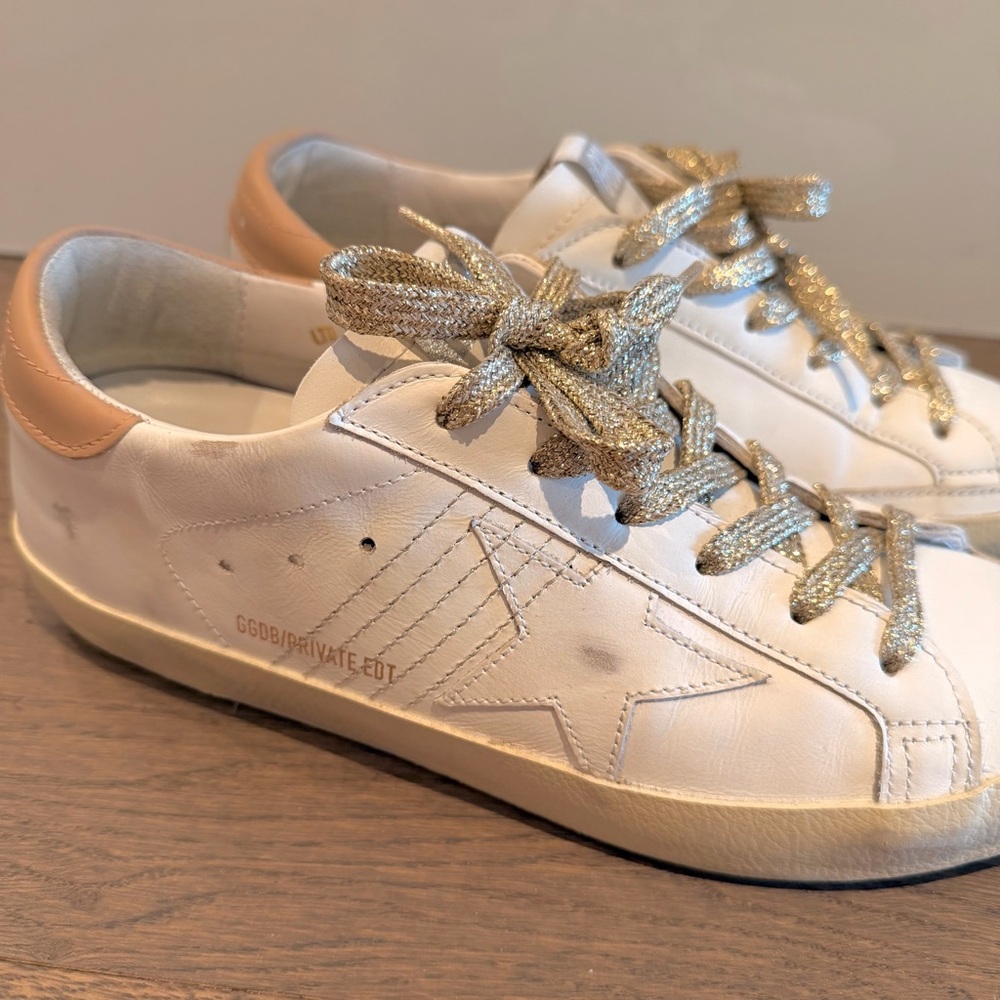 Metallic superstar Golden goose nwt! - Picture 10 of 16